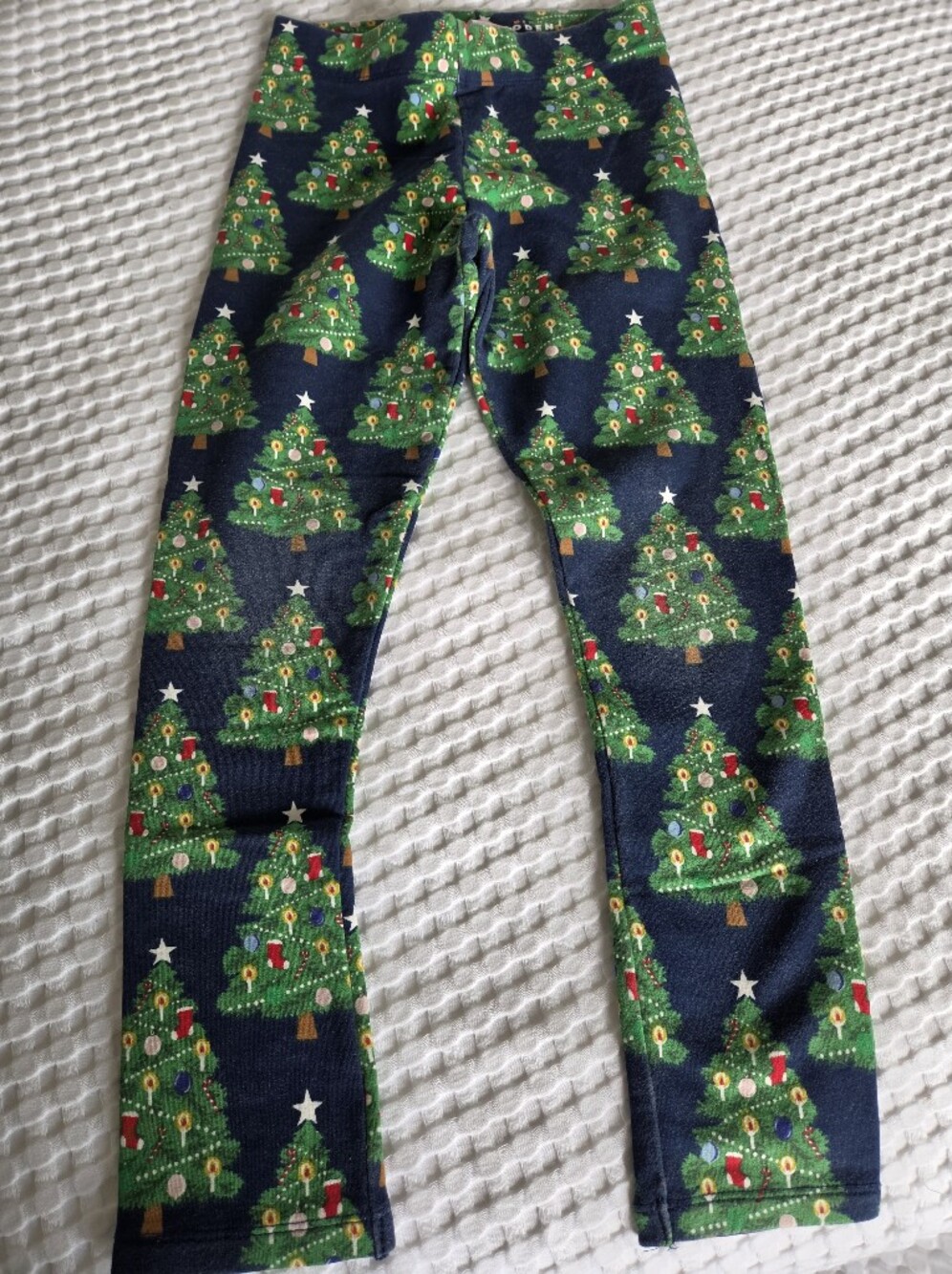 Mini Boden Christmas Tree Leggings